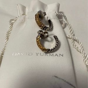 David Yurman small hoop earrings